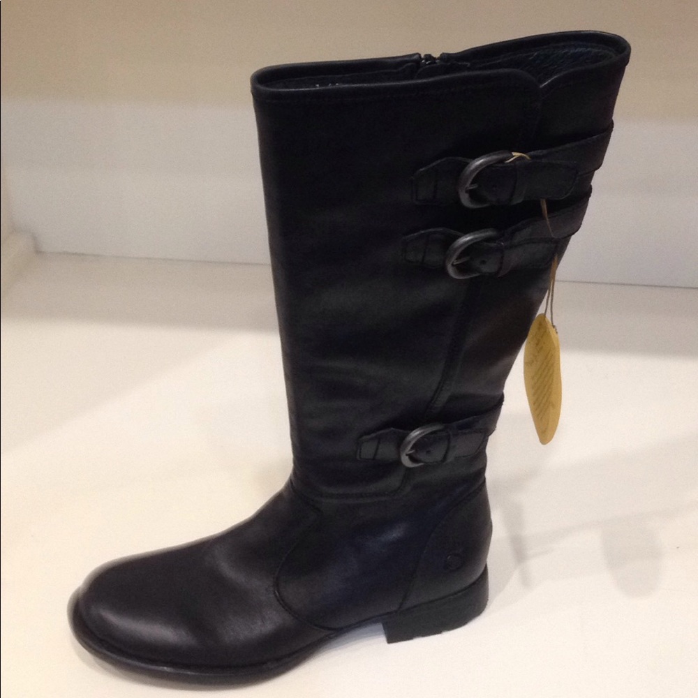 Born Black Leather Boot